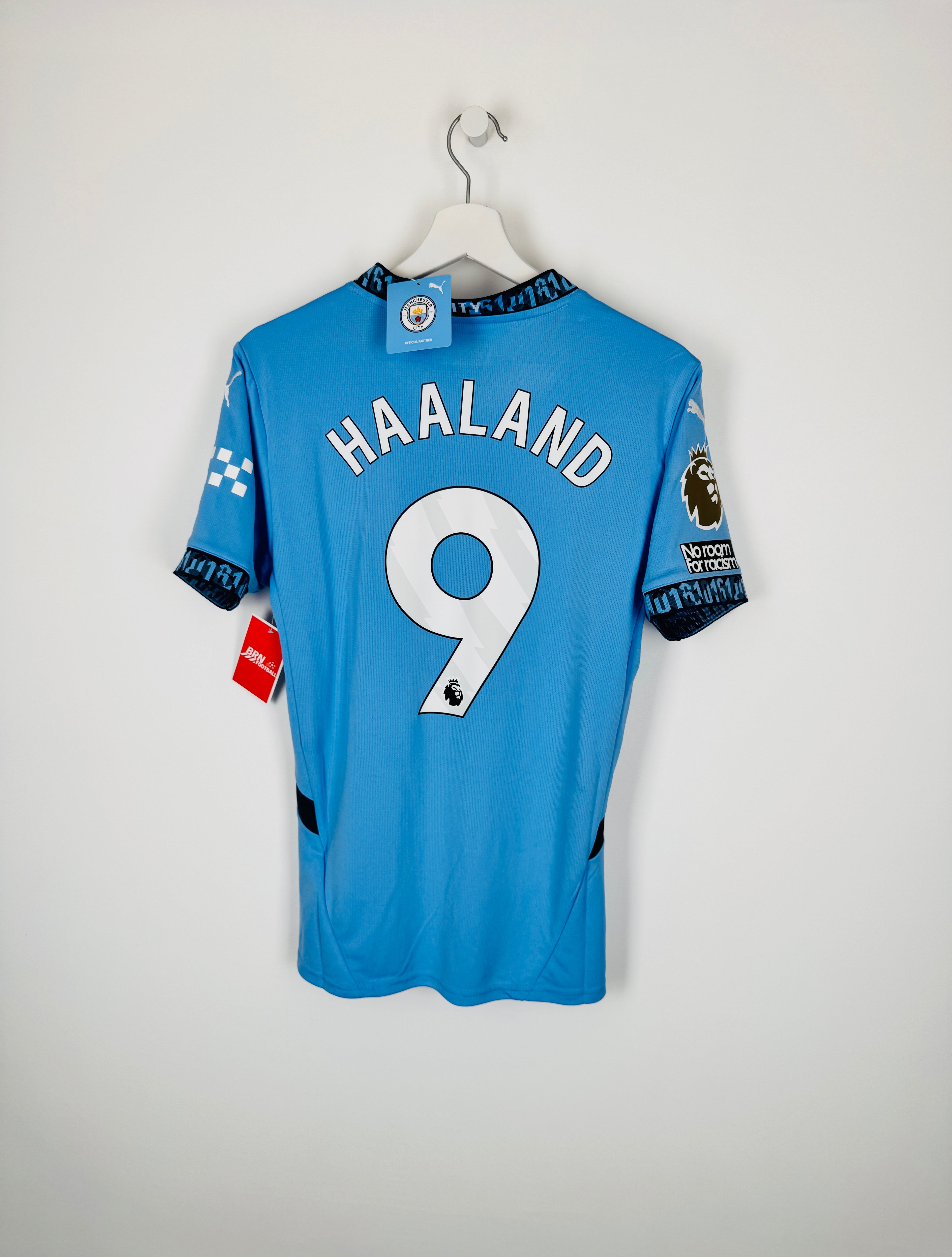 NEW MANCHESTER CITY 2024/2025 HOME FOOTBALL JERSEY - HAALAND #9 (S)