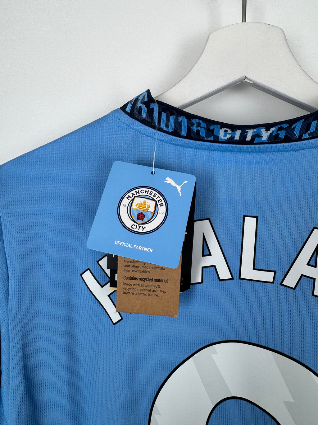 CAMISETA DE FÚTBOL MANCHESTER CITY 2024/2025 LOCAL NUEVA - HAALAND #9 (S)