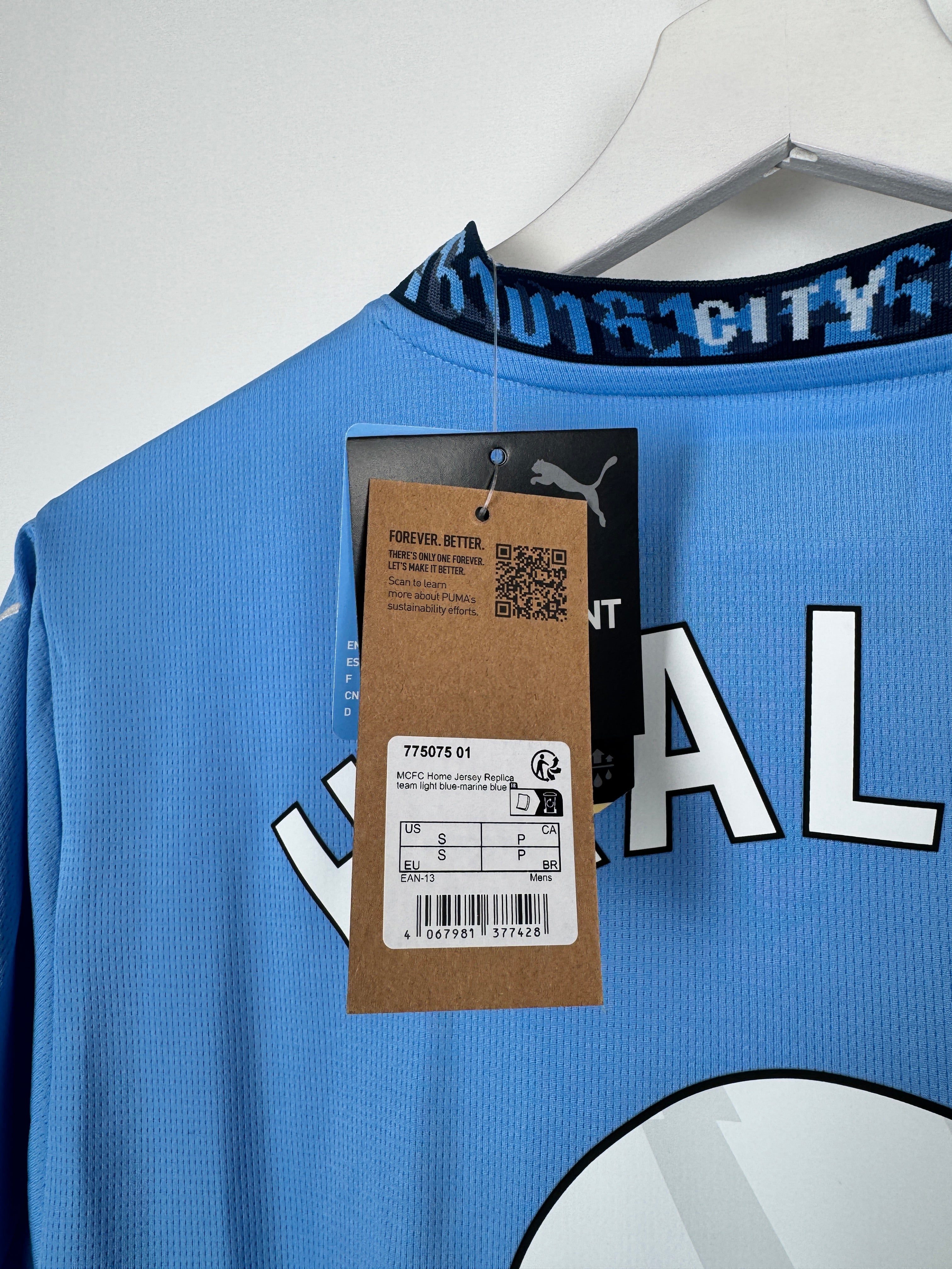 CAMISETA DE FÚTBOL MANCHESTER CITY 2024/2025 LOCAL NUEVA - HAALAND #9 (S)