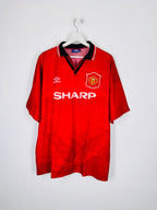 MAILLOT DE FOOTBALL MANCHESTER UNITED 1994/1996 DOMICILE - CANTONA #7 (XL)