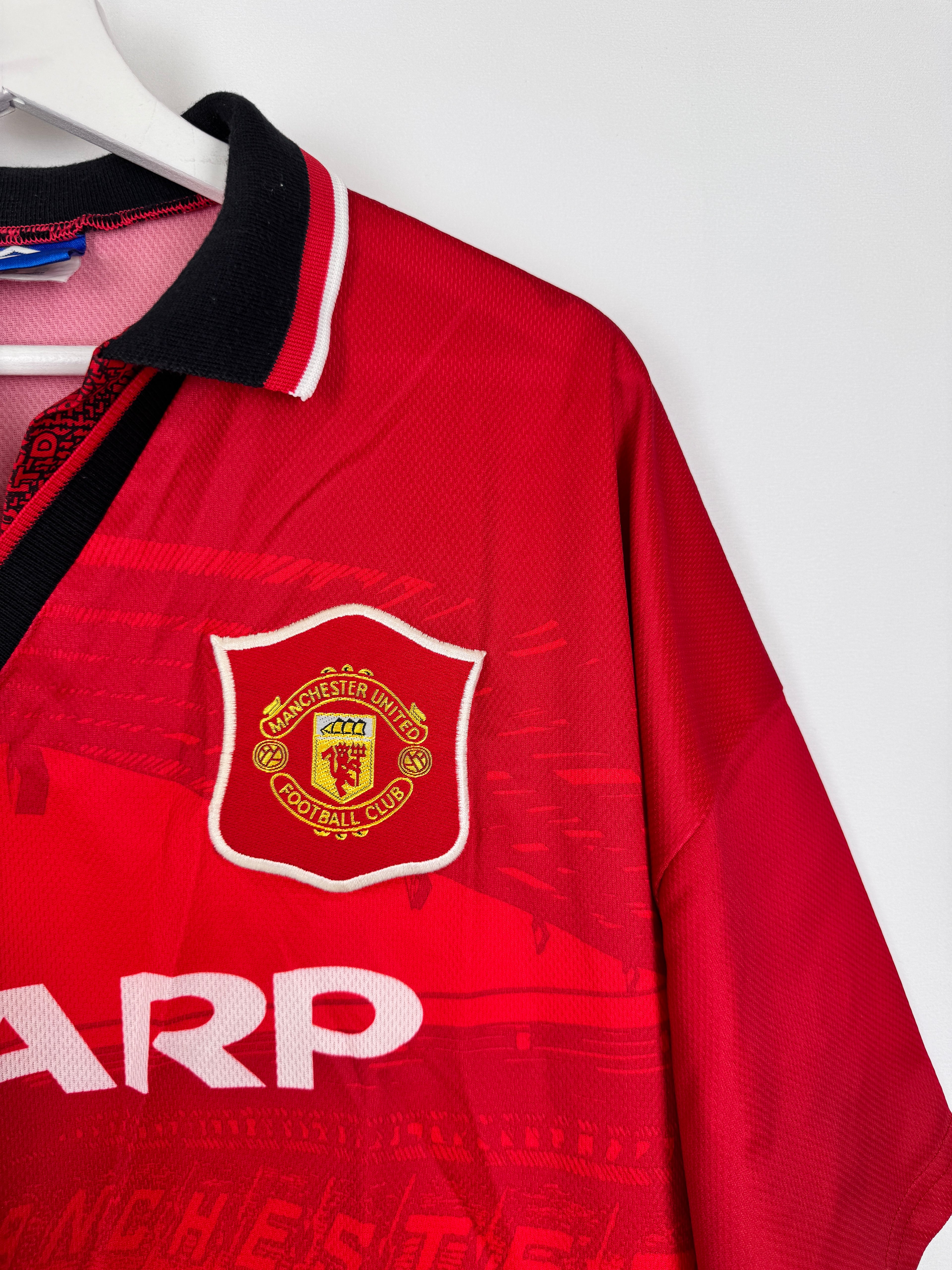 MAILLOT DE FOOTBALL MANCHESTER UNITED 1994/1996 DOMICILE - CANTONA #7 (XL)