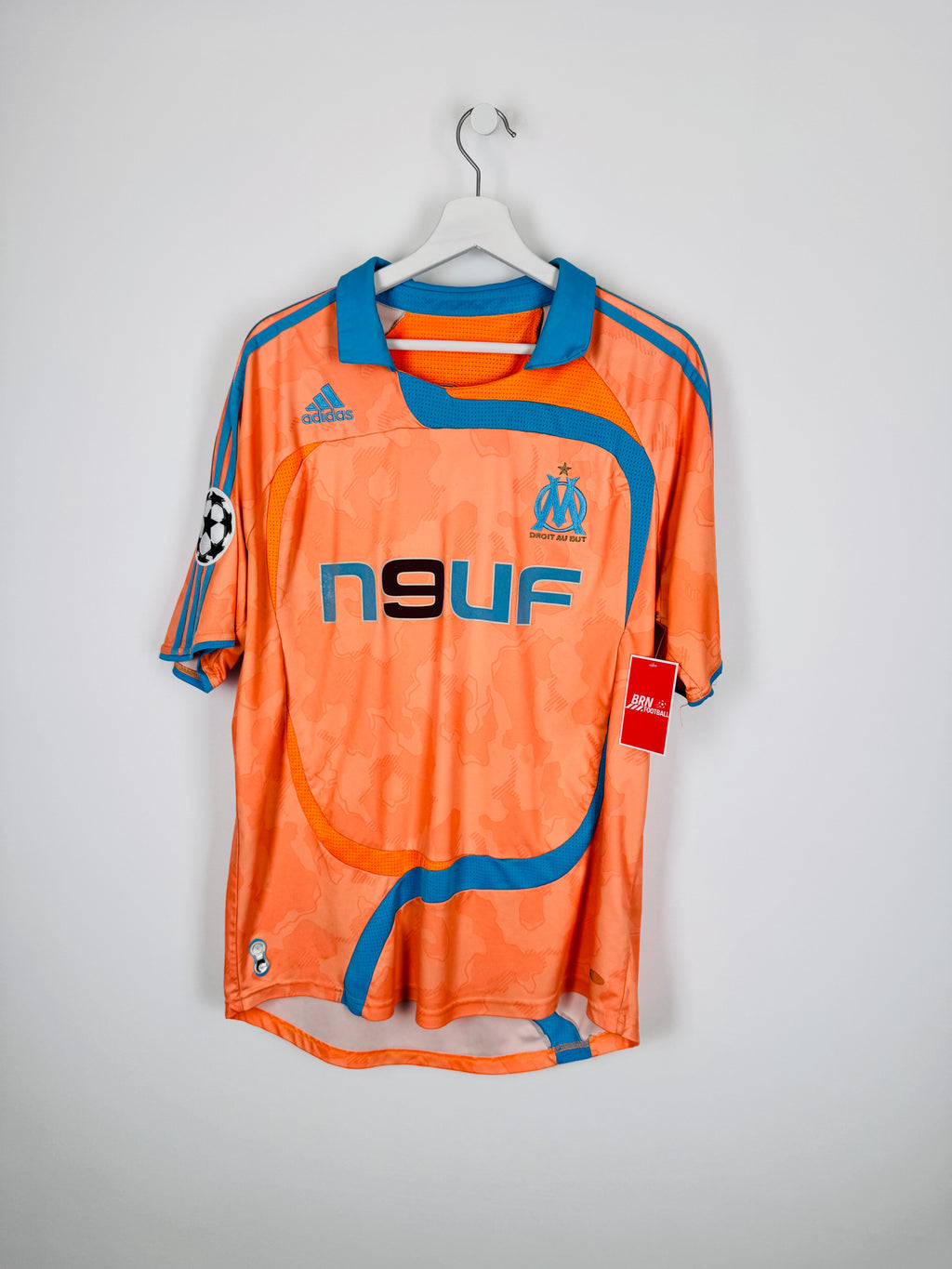 MAILLOT DE FOOTBALL OLYMPIQUE DE MARSEILLE 2007/2008 THIRD - SAMIR NASRI #22 (L)