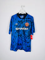 MAILLOT DE FOOTBALL MANCHESTER UNITED 1992/1993 EXTÉRIEUR - CANTONA #7 (L)