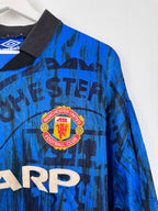MAILLOT DE FOOTBALL MANCHESTER UNITED 1992/1993 EXTÉRIEUR - CANTONA #7 (L)