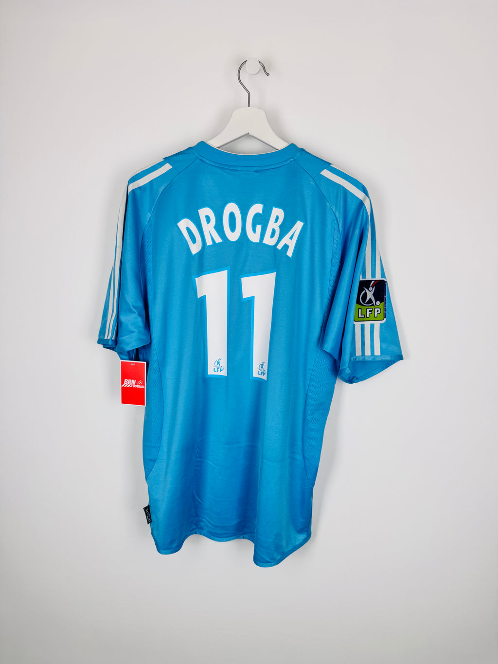 MAILLOT DE FOOTBALL OLYMPIQUE DE MARSEILLE 2003/2004 EXTÉRIEUR - DIDIER DROGBA #11 (M)