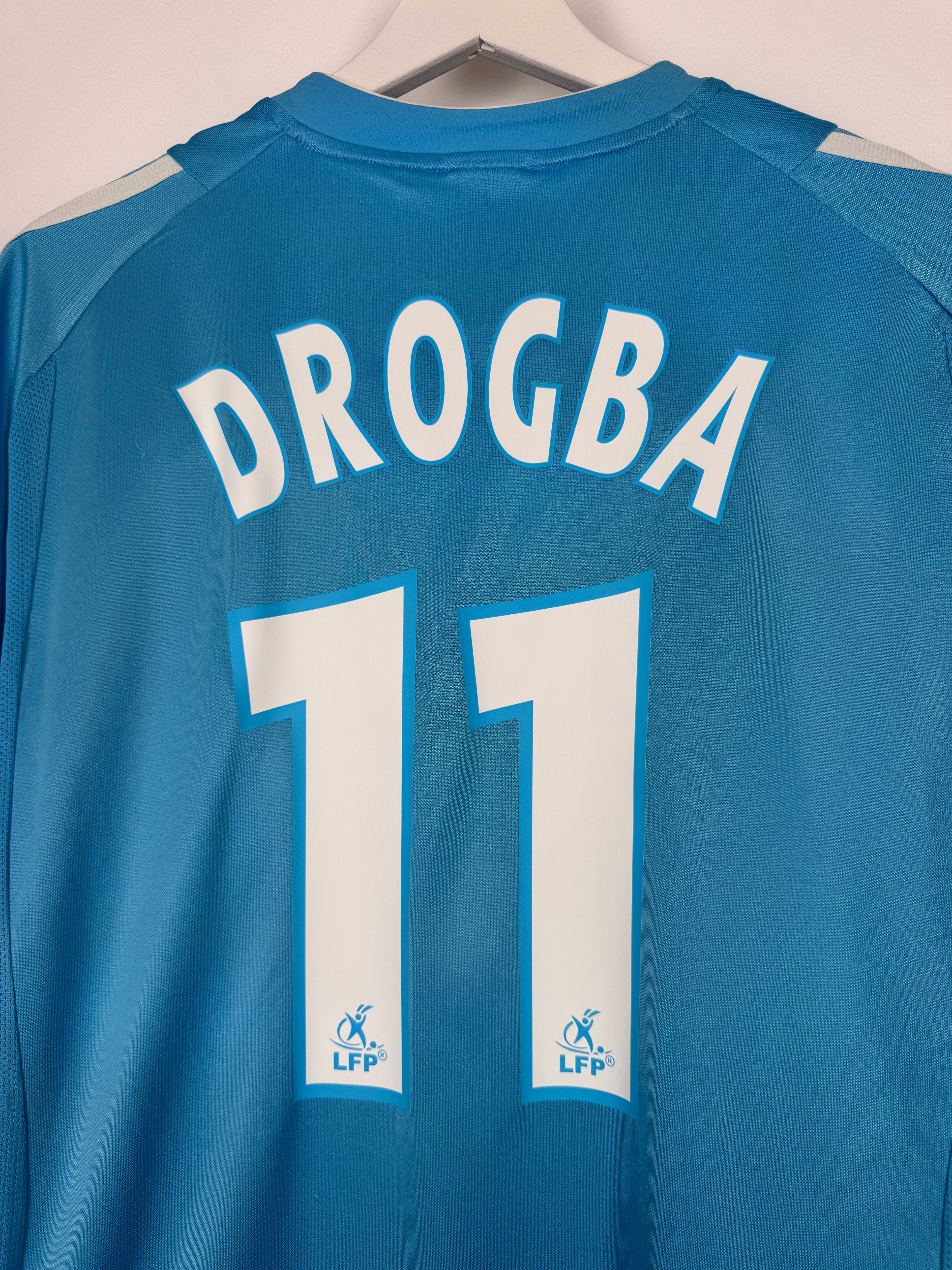MAILLOT DE FOOTBALL OLYMPIQUE DE MARSEILLE 2003/2004 EXTÉRIEUR - DIDIER DROGBA #11 (M)