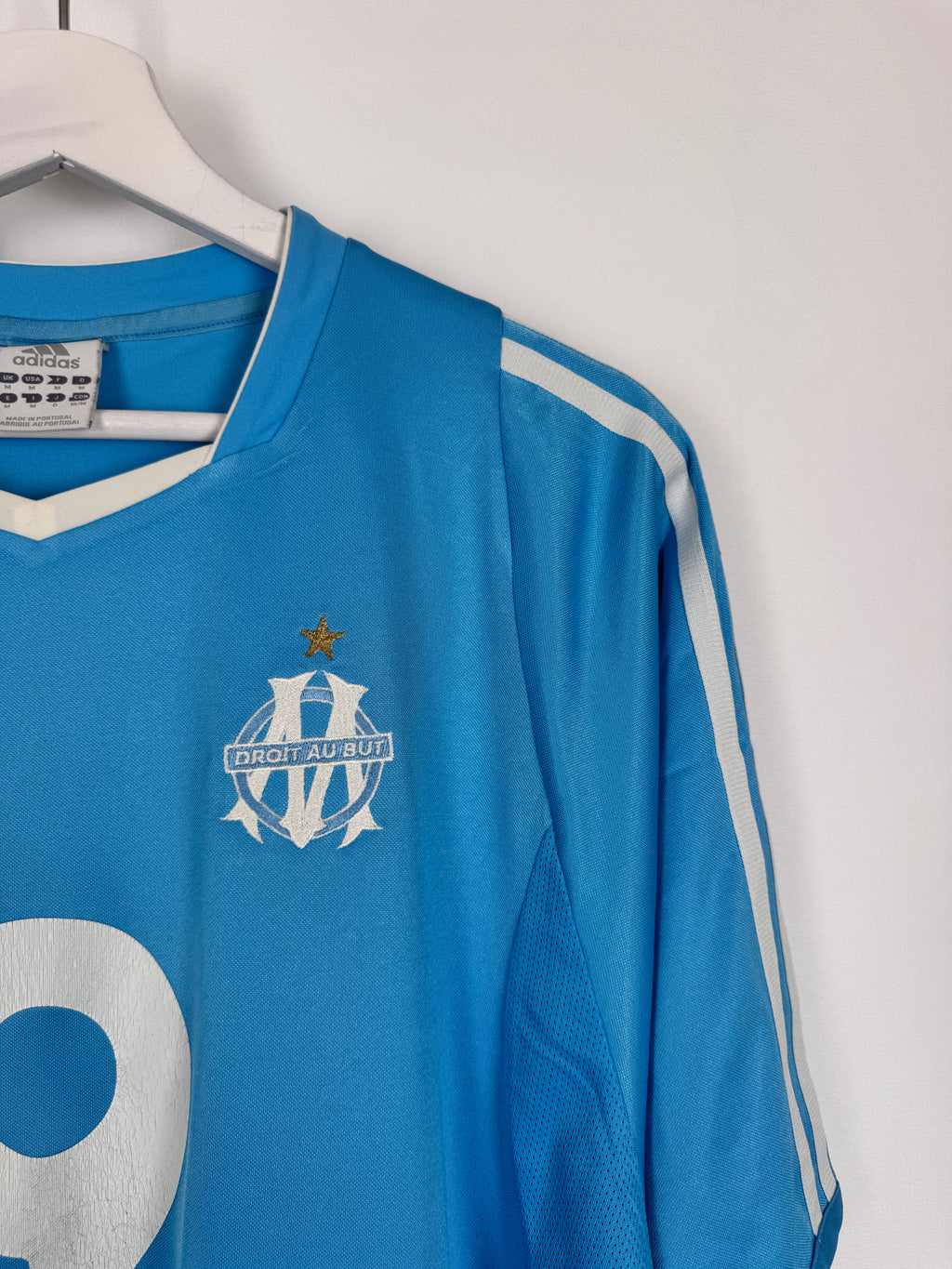 MAILLOT DE FOOTBALL OLYMPIQUE DE MARSEILLE 2003/2004 EXTÉRIEUR - DIDIER DROGBA #11 (M)