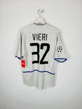 INTER MILAN 2002/2004 AWAY FOOTBALL SHIRT - VIERI #32 (M)