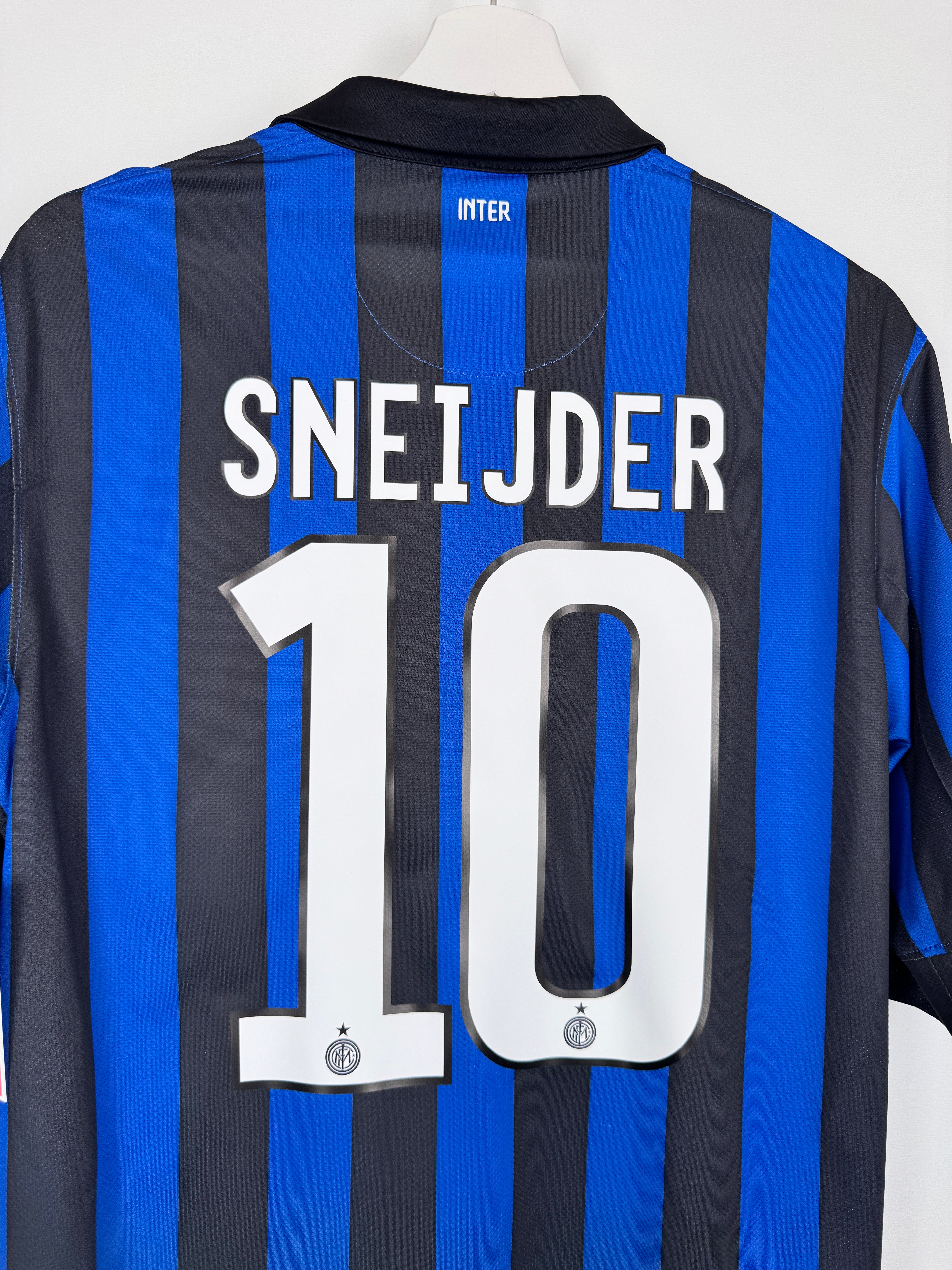 MAILLOT DE FOOTBALL INTER MILAN 2011/2012 DOMICILE - SNEIJDER #10 (M)