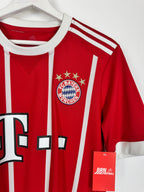 2017/2018 BAYERN MUNICH HOME FOOTBALL JERSEY - LEWANDOWSKI #9 (S)