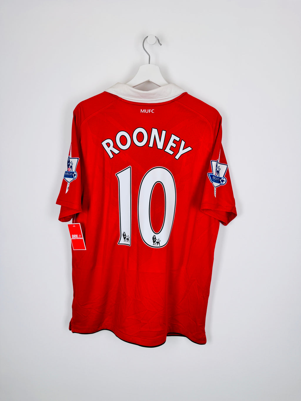 MAILLOT DE FOOTBALL MANCHESTER UNITED 2010/2011 DOMICILE - WAYNE ROONEY #10 (L)