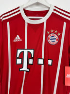 2017/2018 BAYERN MUNICH HOME FOOTBALL JERSEY - LEWANDOWSKI #9 (S)