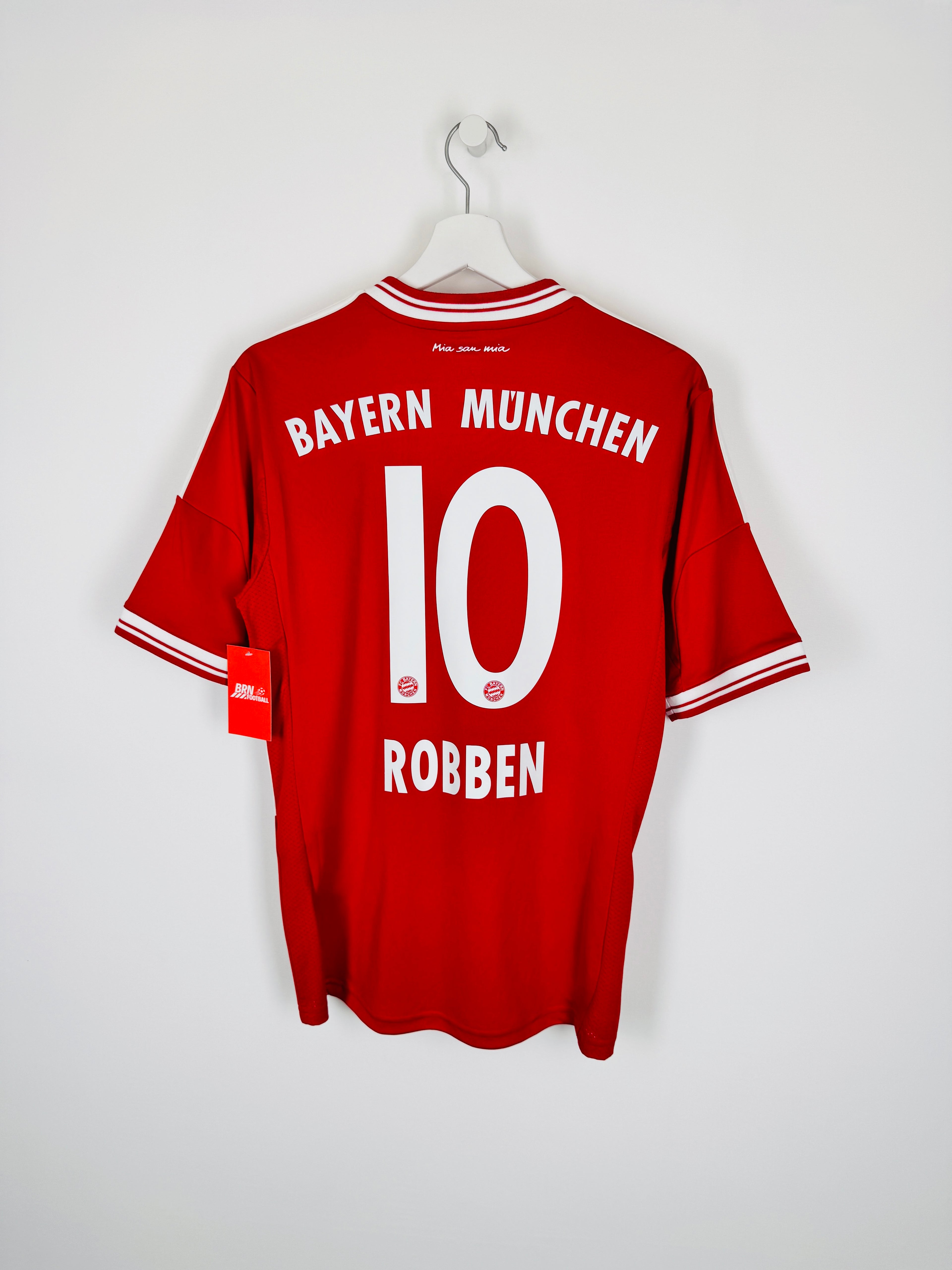 BAYERN MUNICH 2013/2014 HOME FOOTBALL SHIRT - ROBBEN #10 (S)
