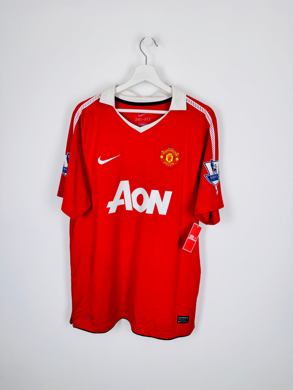 MAILLOT DE FOOTBALL MANCHESTER UNITED 2010/2011 DOMICILE - WAYNE ROONEY #10 (L)