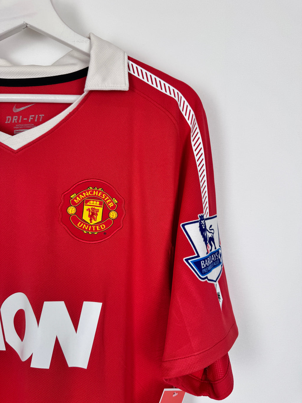MAILLOT DE FOOTBALL MANCHESTER UNITED 2010/2011 DOMICILE - WAYNE ROONEY #10 (L)