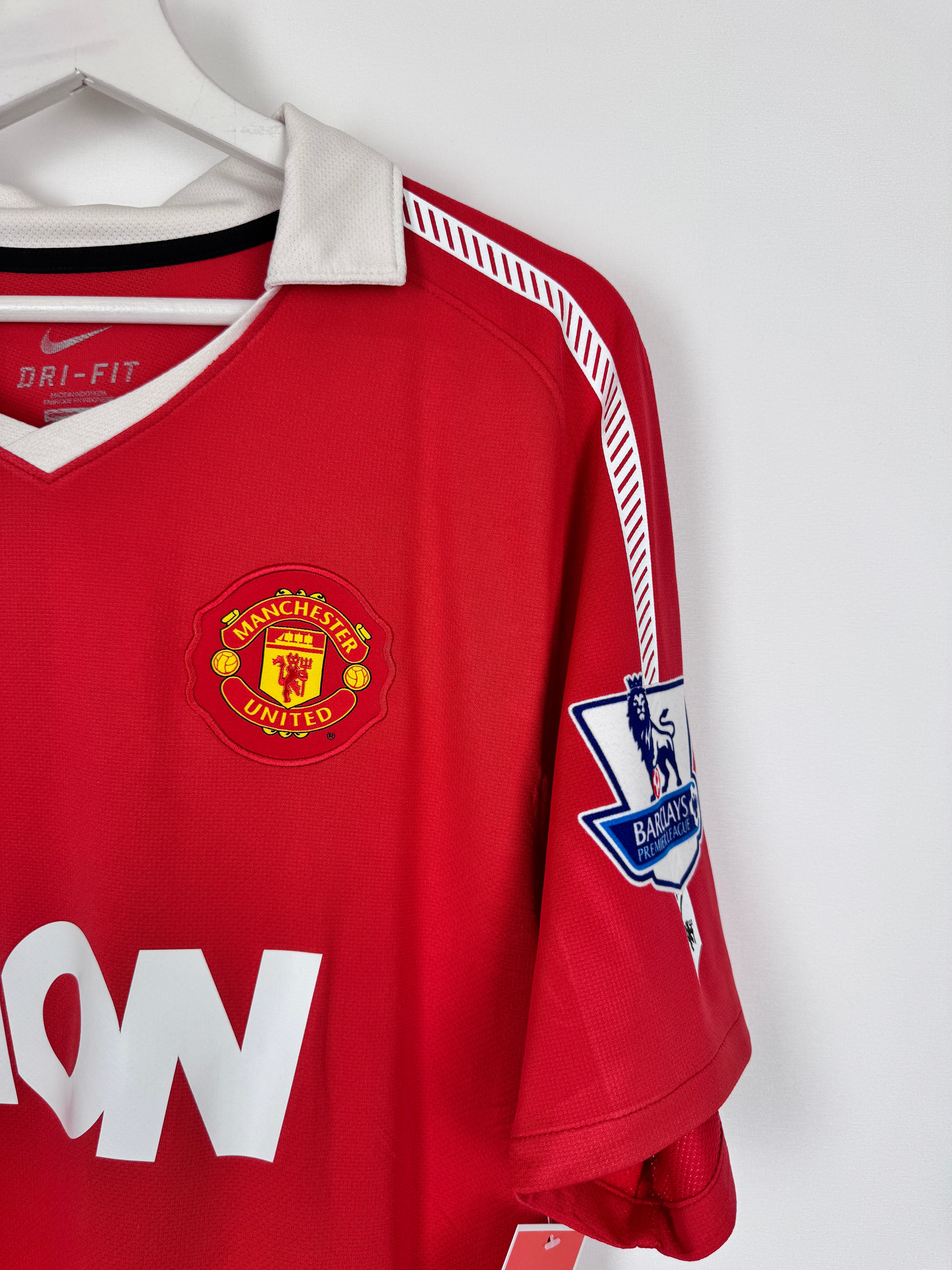 MAILLOT DE FOOTBALL MANCHESTER UNITED 2010/2011 DOMICILE - WAYNE ROONEY #10 (L)