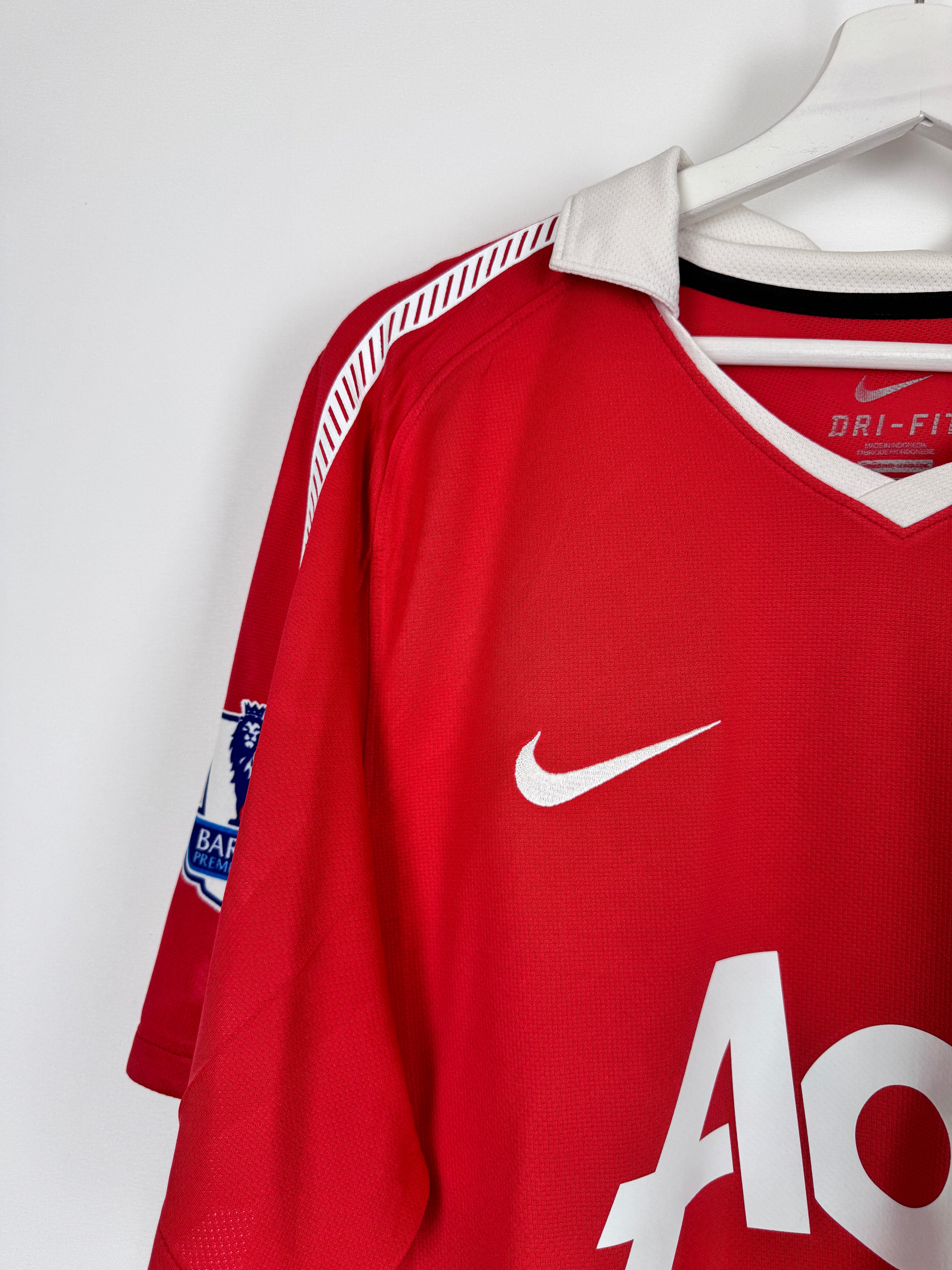 MAILLOT DE FOOTBALL MANCHESTER UNITED 2010/2011 DOMICILE - WAYNE ROONEY #10 (L)