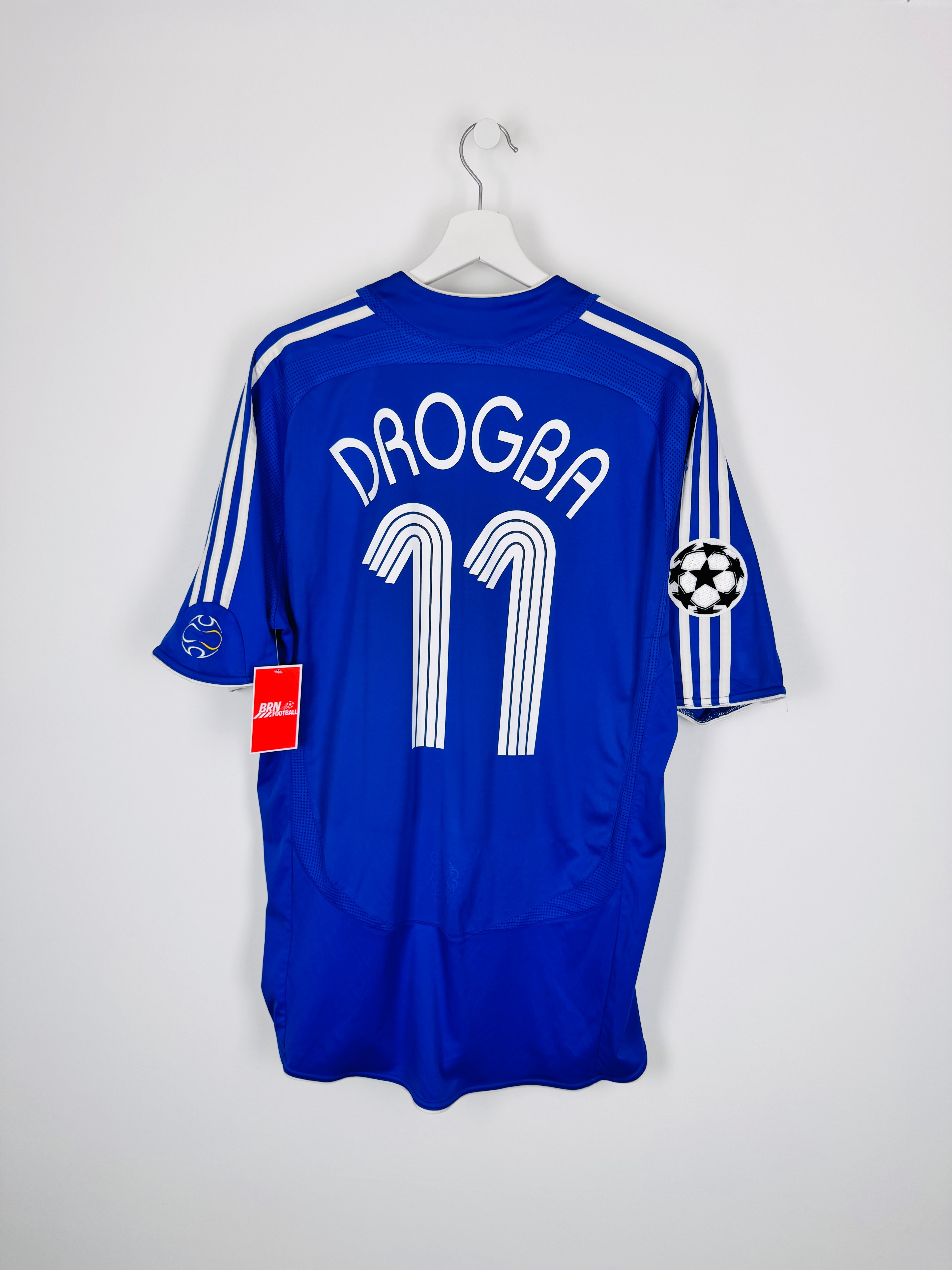 MAILLOT DE FOOTBALL CHELSEA 2006/2008 DOMICILE - DIDIER DROGBA #11 (L)