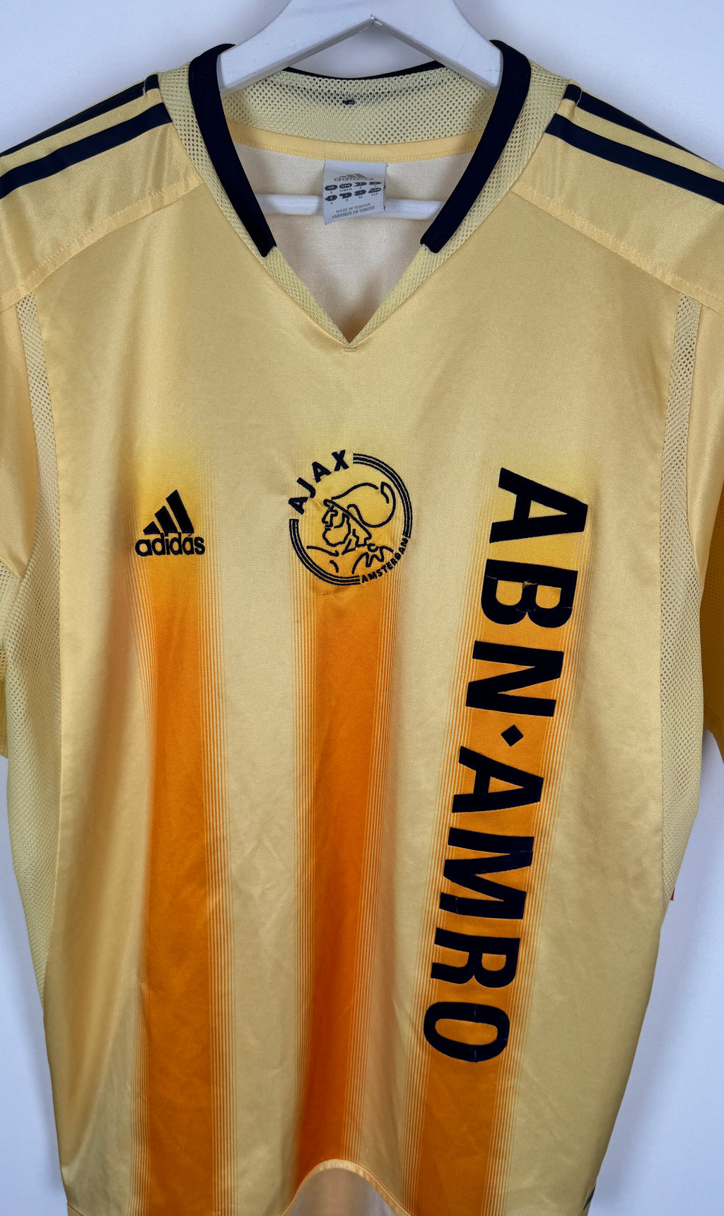AJAX AMSTERDAM FOOTBALL JERSEY 2004/2005 AWAY - VAN DER VAART #10 (S)