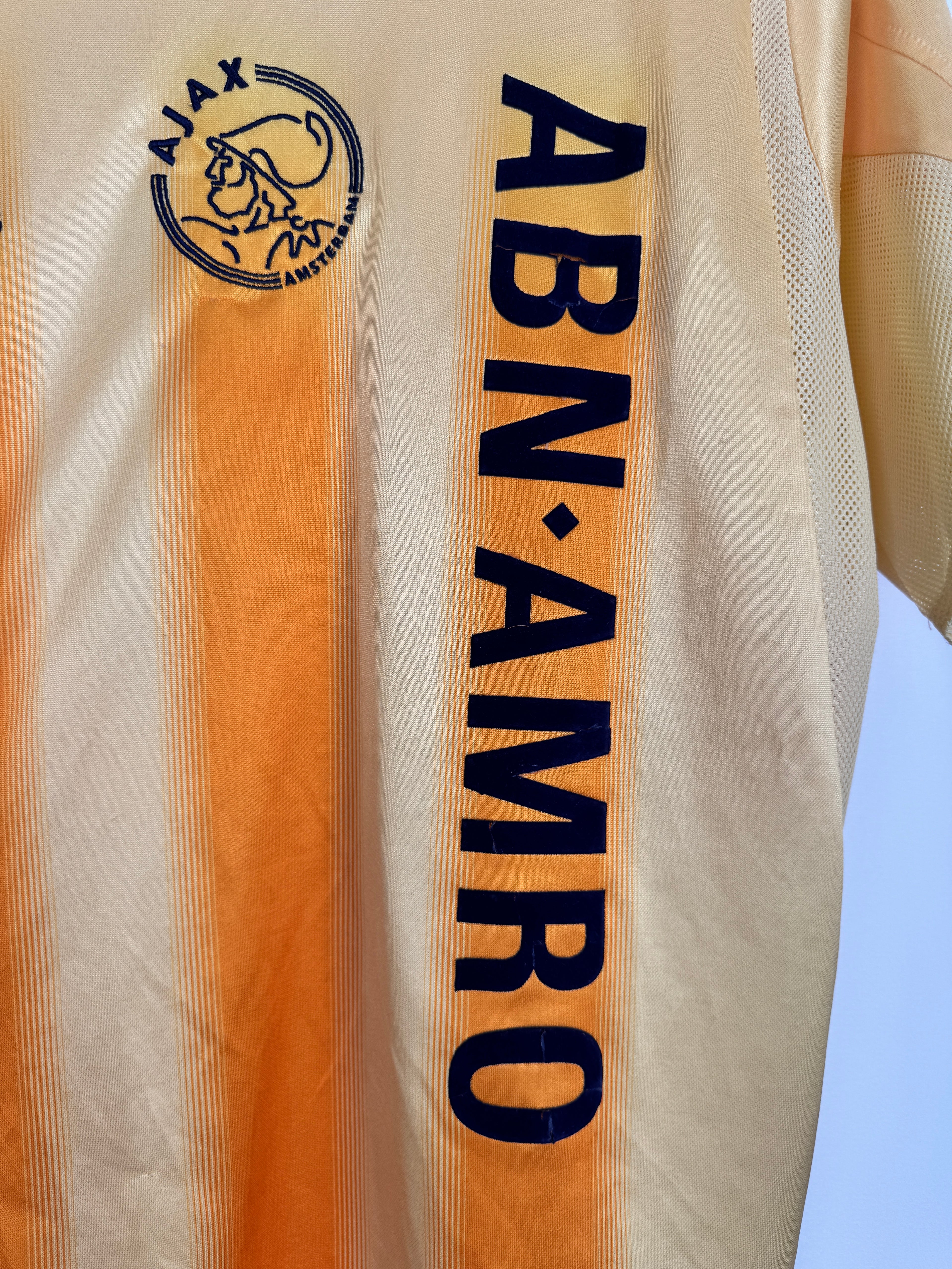 AJAX AMSTERDAM FOOTBALL JERSEY 2004/2005 AWAY - VAN DER VAART #10 (S)