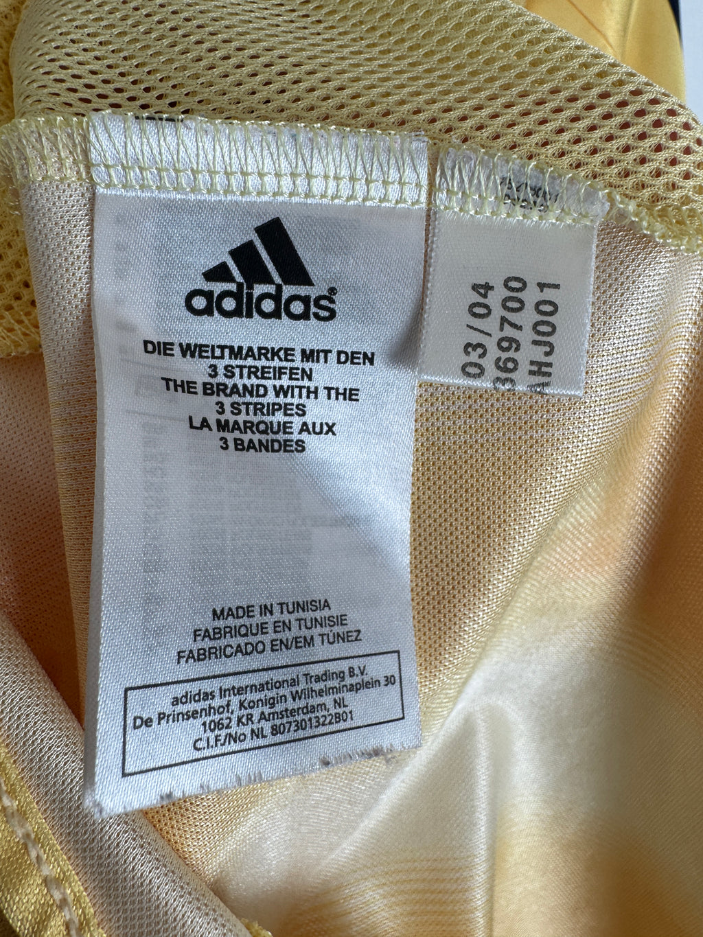 AJAX AMSTERDAM FOOTBALL JERSEY 2004/2005 AWAY - VAN DER VAART #10 (S)