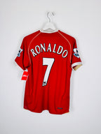 MAILLOT DE FOOTBALL MANCHESTER UNITED 2006/2007 DOMICILE - CRISTIANO RONALDO #7 (S)