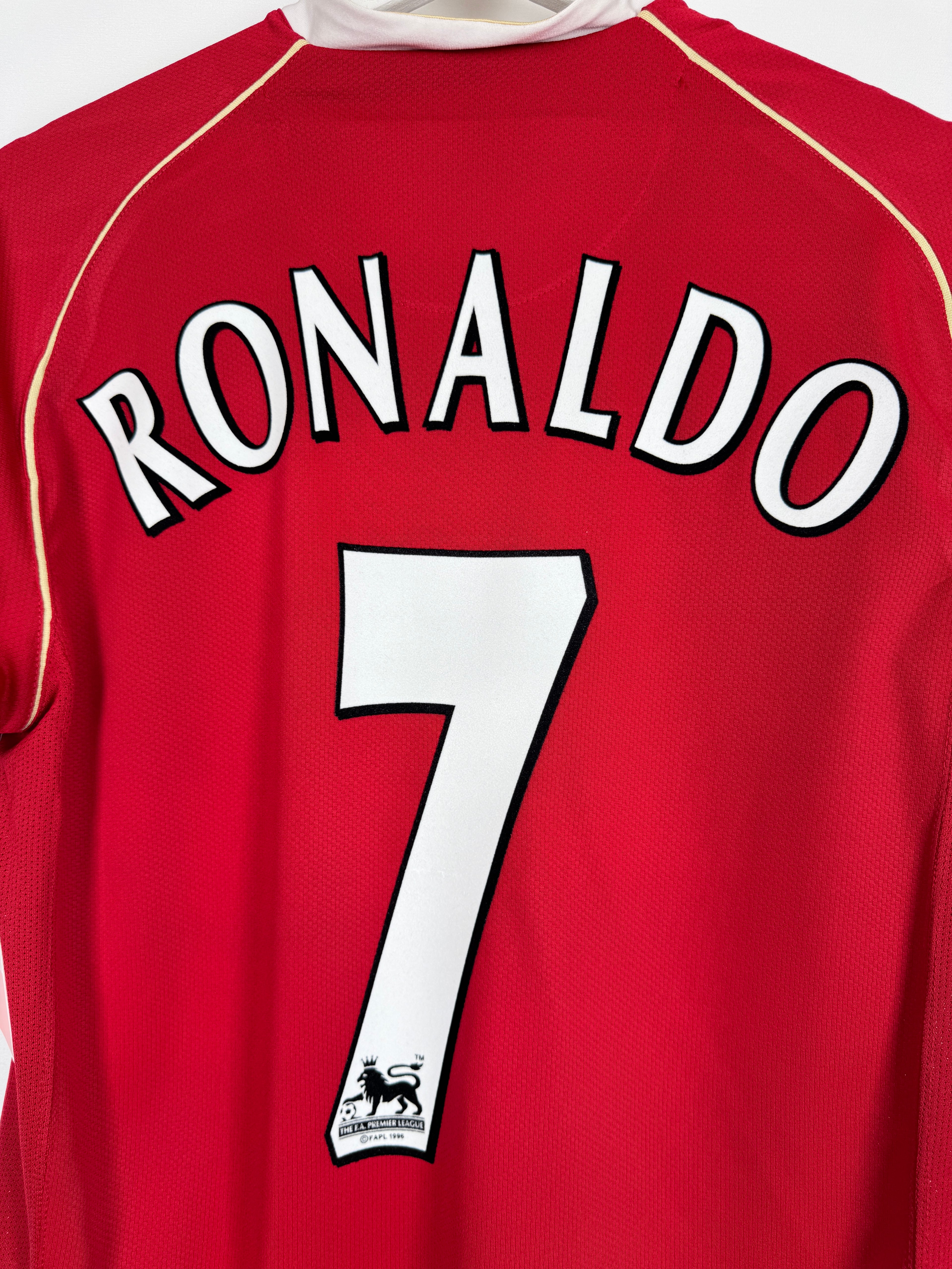 MAILLOT DE FOOTBALL MANCHESTER UNITED 2006/2007 DOMICILE - CRISTIANO RONALDO #7 (S)