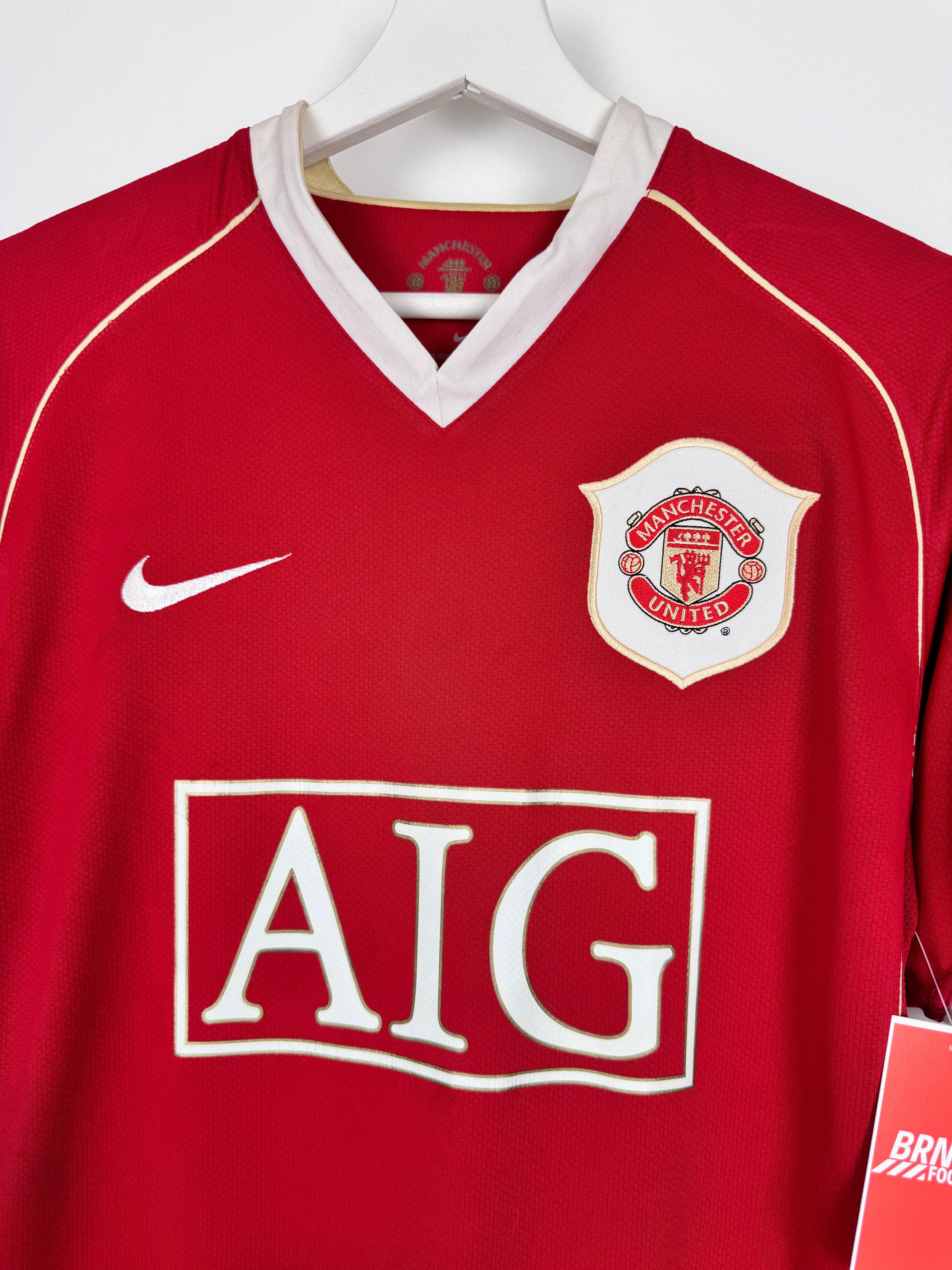 MAILLOT DE FOOTBALL MANCHESTER UNITED 2006/2007 DOMICILE - CRISTIANO RONALDO #7 (S)