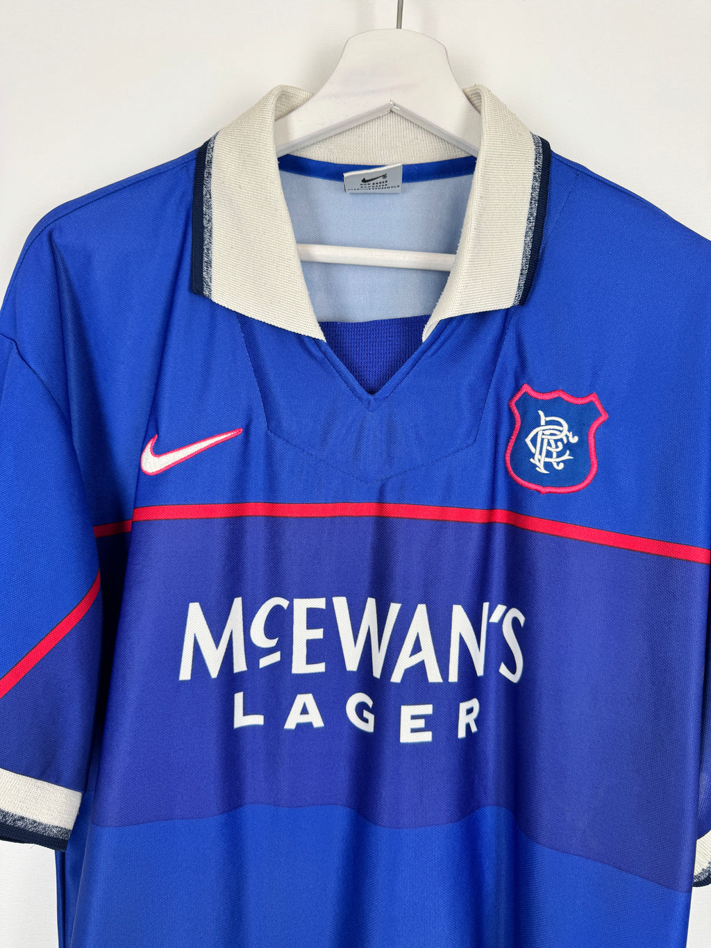 GLASGOW RANGERS 1997/1998 HOME FOOTBALL SHIRT (L)