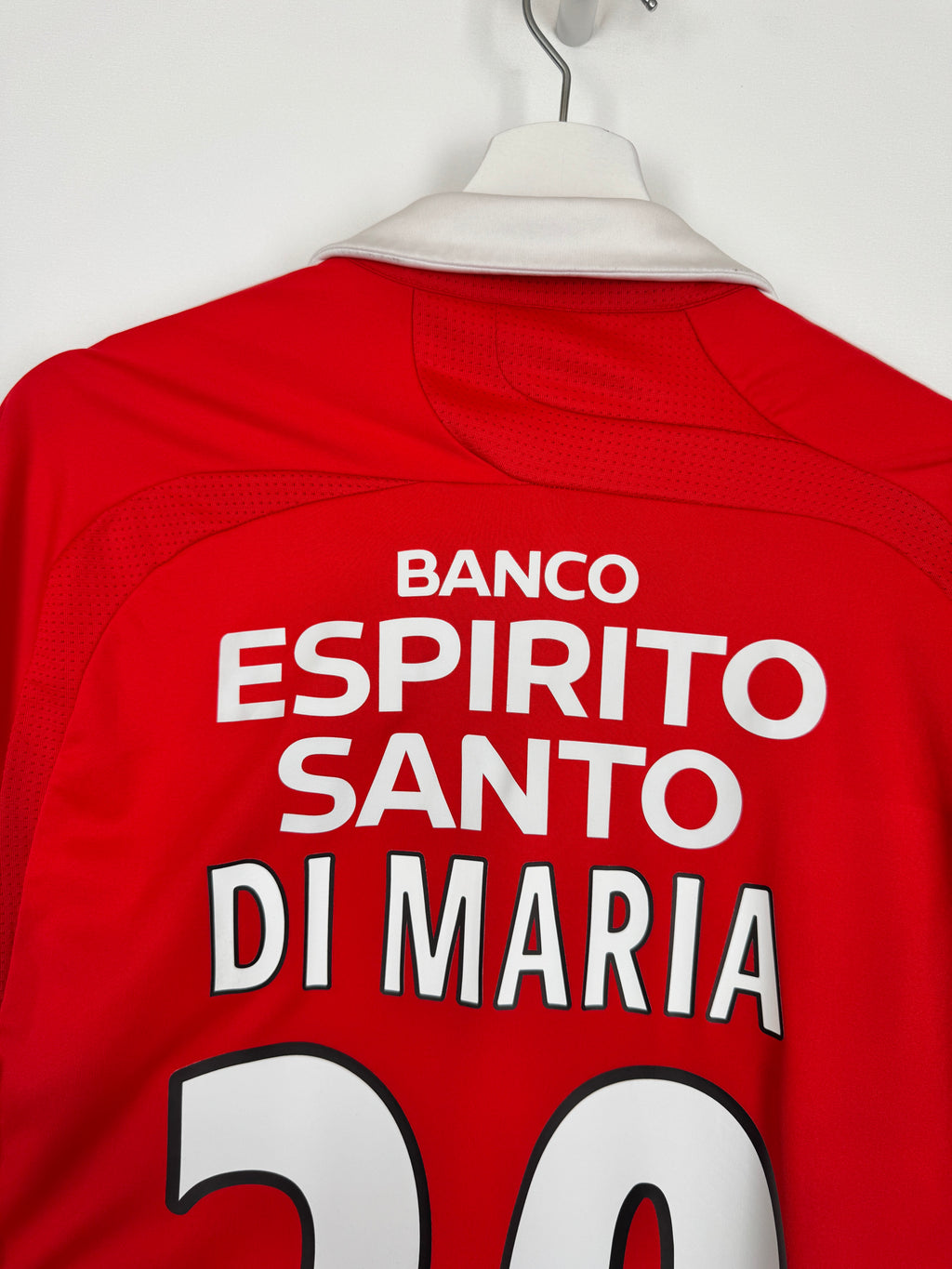 BENFICA FOOTBALL JERSEY 2007/2008 HOME - DI MARIA #20 (S)