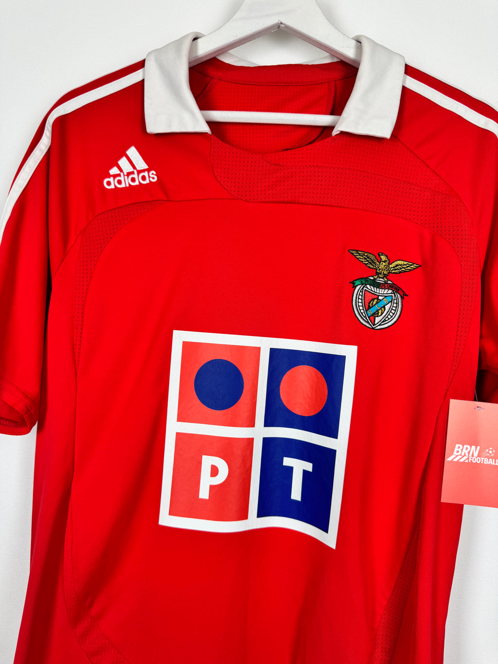 BENFICA FOOTBALL JERSEY 2007/2008 HOME - DI MARIA #20 (S)