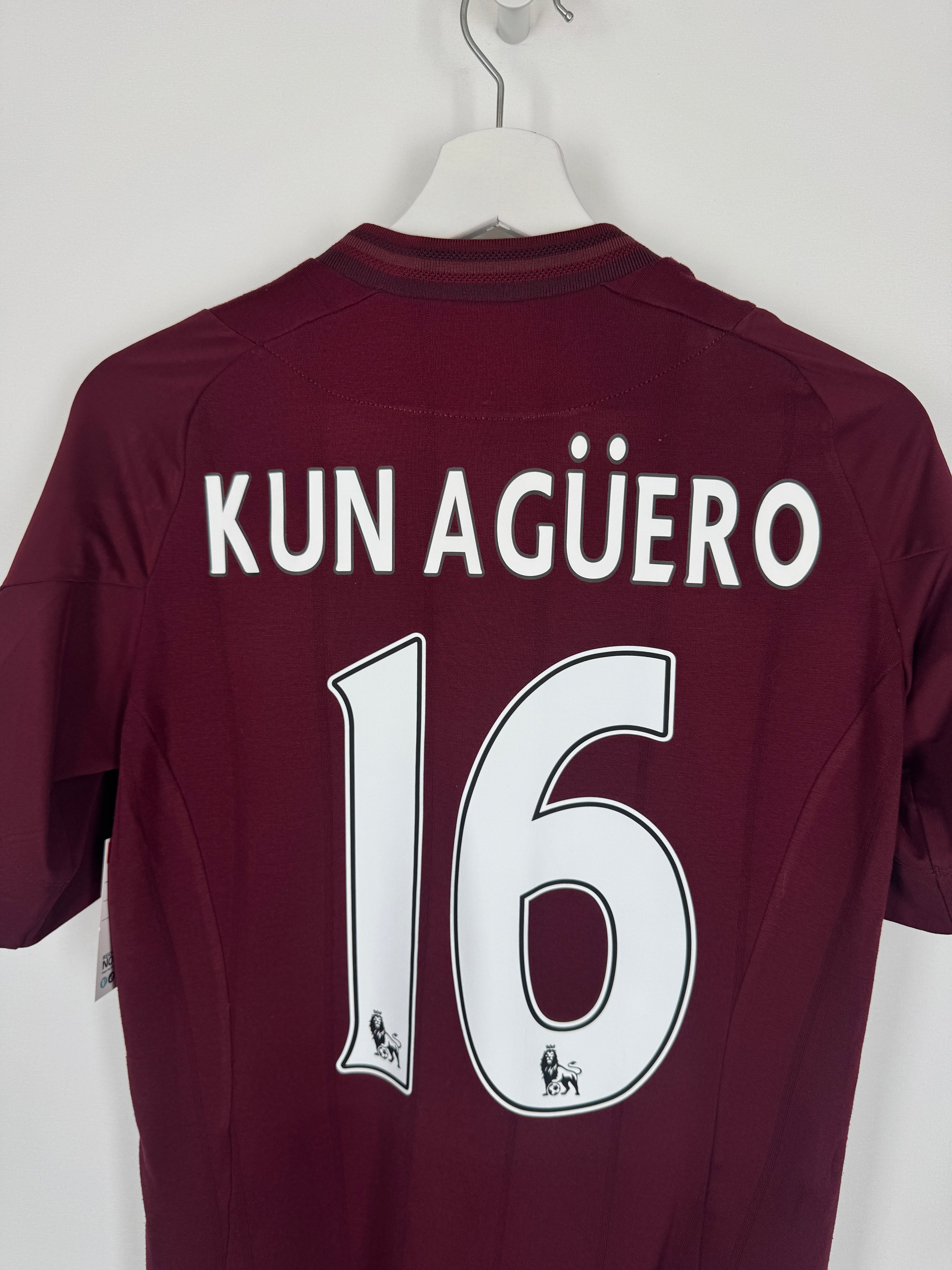 CAMISETA DE FÚTBOL MANCHESTER CITY 2012/2013 VISITANTE - KUN AGUERO #16 (S)