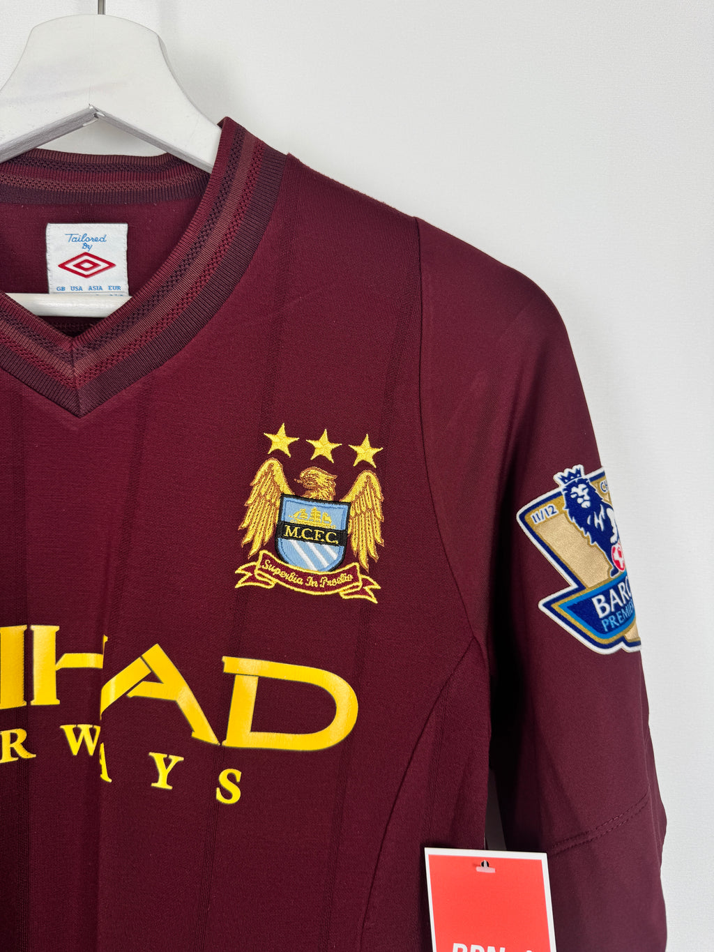 CAMISETA DE FÚTBOL MANCHESTER CITY 2012/2013 VISITANTE - KUN AGUERO #16 (S)