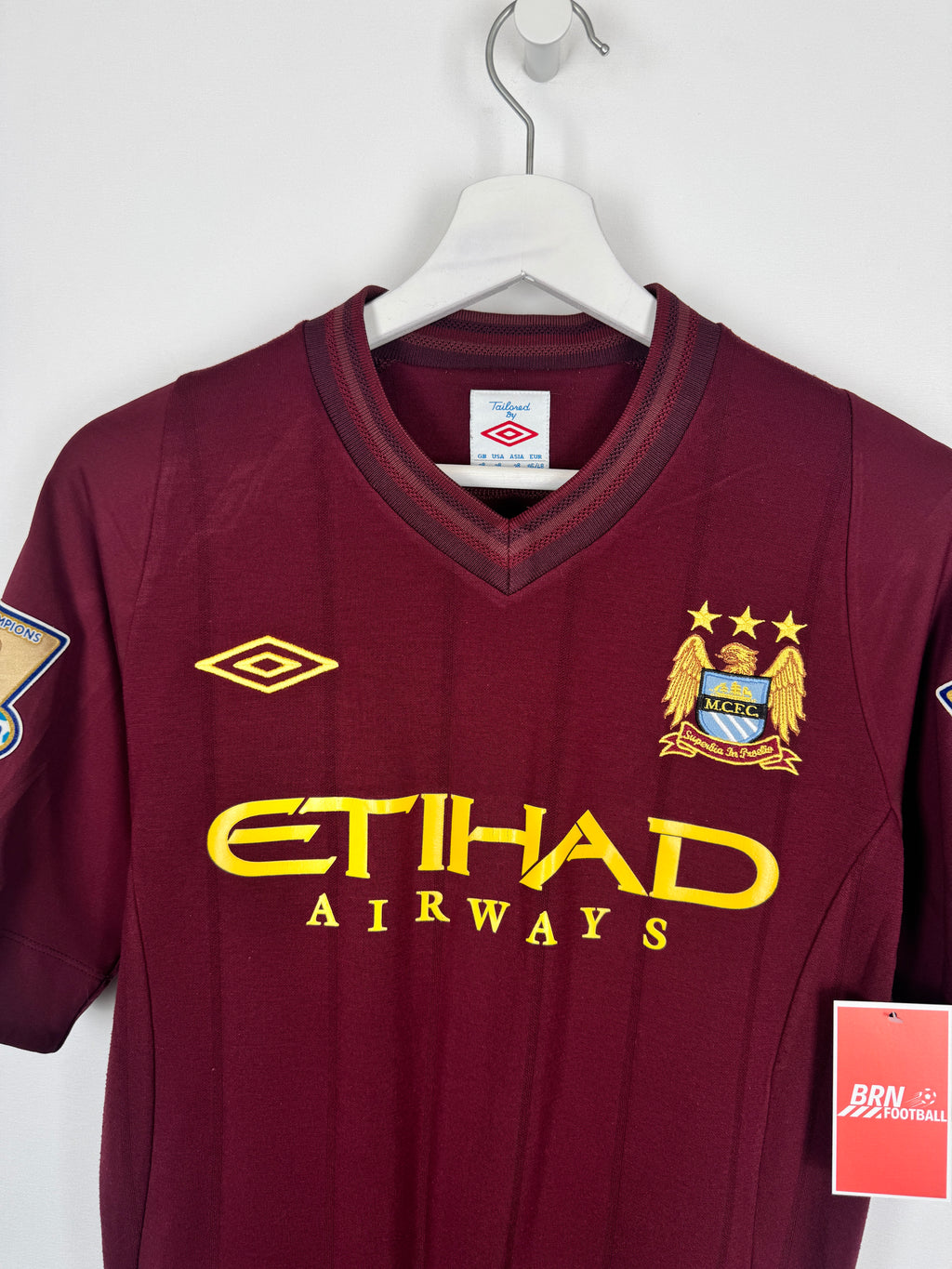 CAMISETA DE FÚTBOL MANCHESTER CITY 2012/2013 VISITANTE - KUN AGUERO #16 (S)
