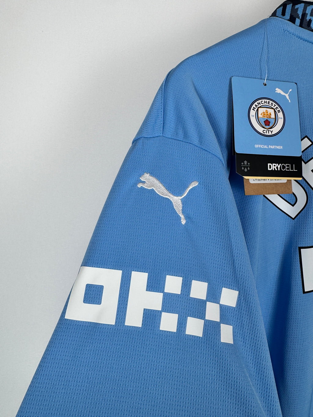NEW MANCHESTER CITY 2024/2025 HOME FOOTBALL SHIRT - DE BRUYNE #17 (XL)