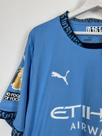 NEW MANCHESTER CITY 2024/2025 HOME FOOTBALL SHIRT - DE BRUYNE #17 (XL)