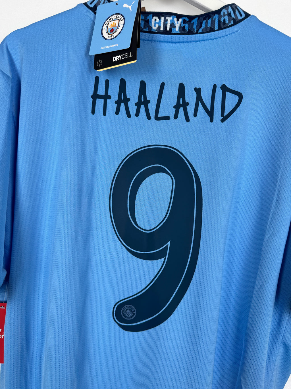 CAMISETA DE FÚTBOL MANCHESTER CITY 2024/2025 LOCAL NUEVA - HAALAND #9 (XL)