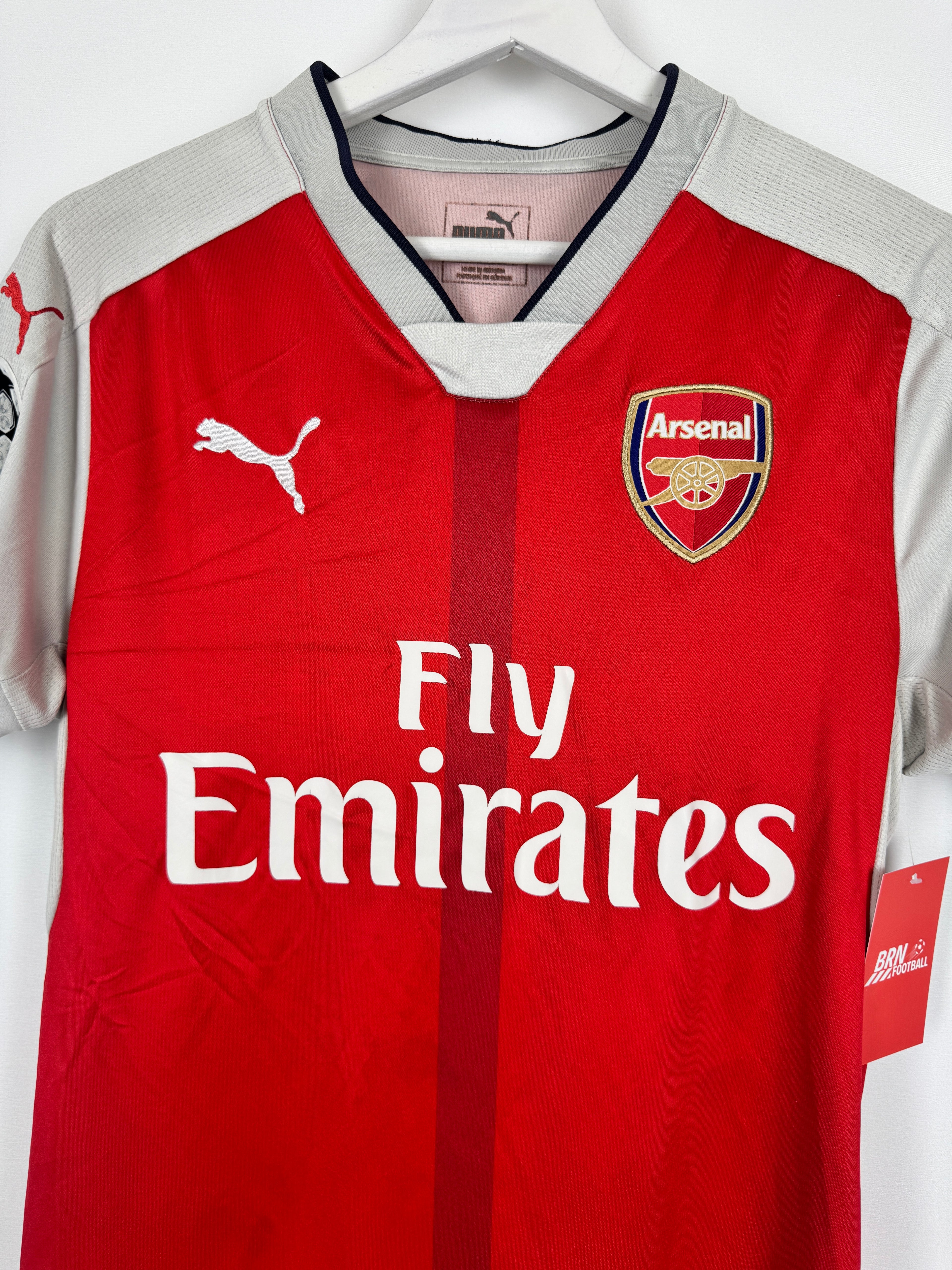 ARSENAL 2016/2017 HOME FOOTBALL JERSEY - OZIL #11 (S)