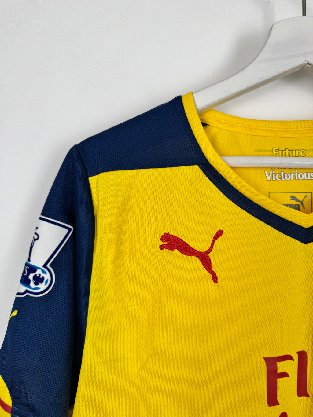ARSENAL 2014/2015 AWAY FOOTBALL SHIRT - OZIL #11 (S)
