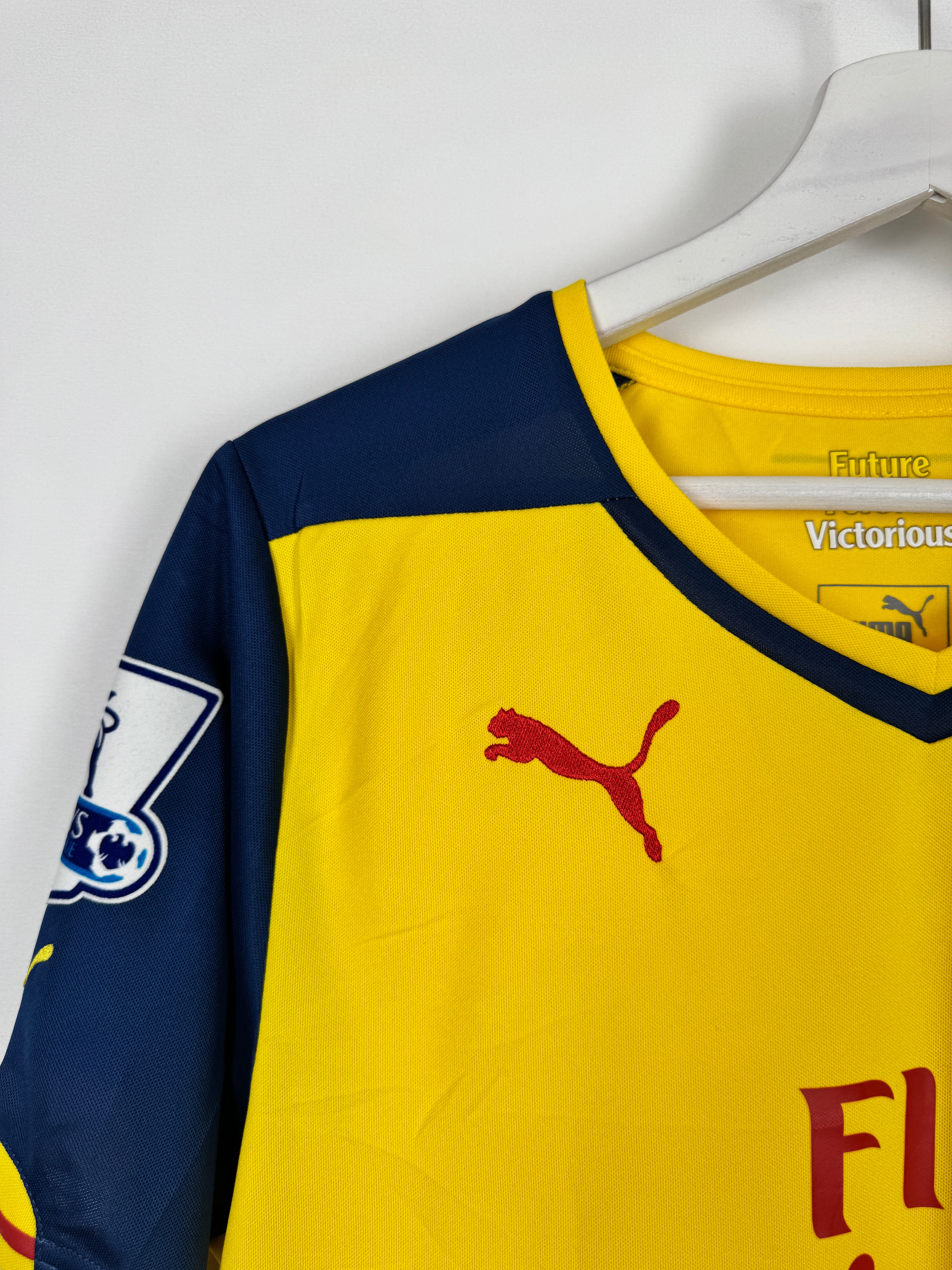 ARSENAL 2014/2015 AWAY FOOTBALL SHIRT - OZIL #11 (S)