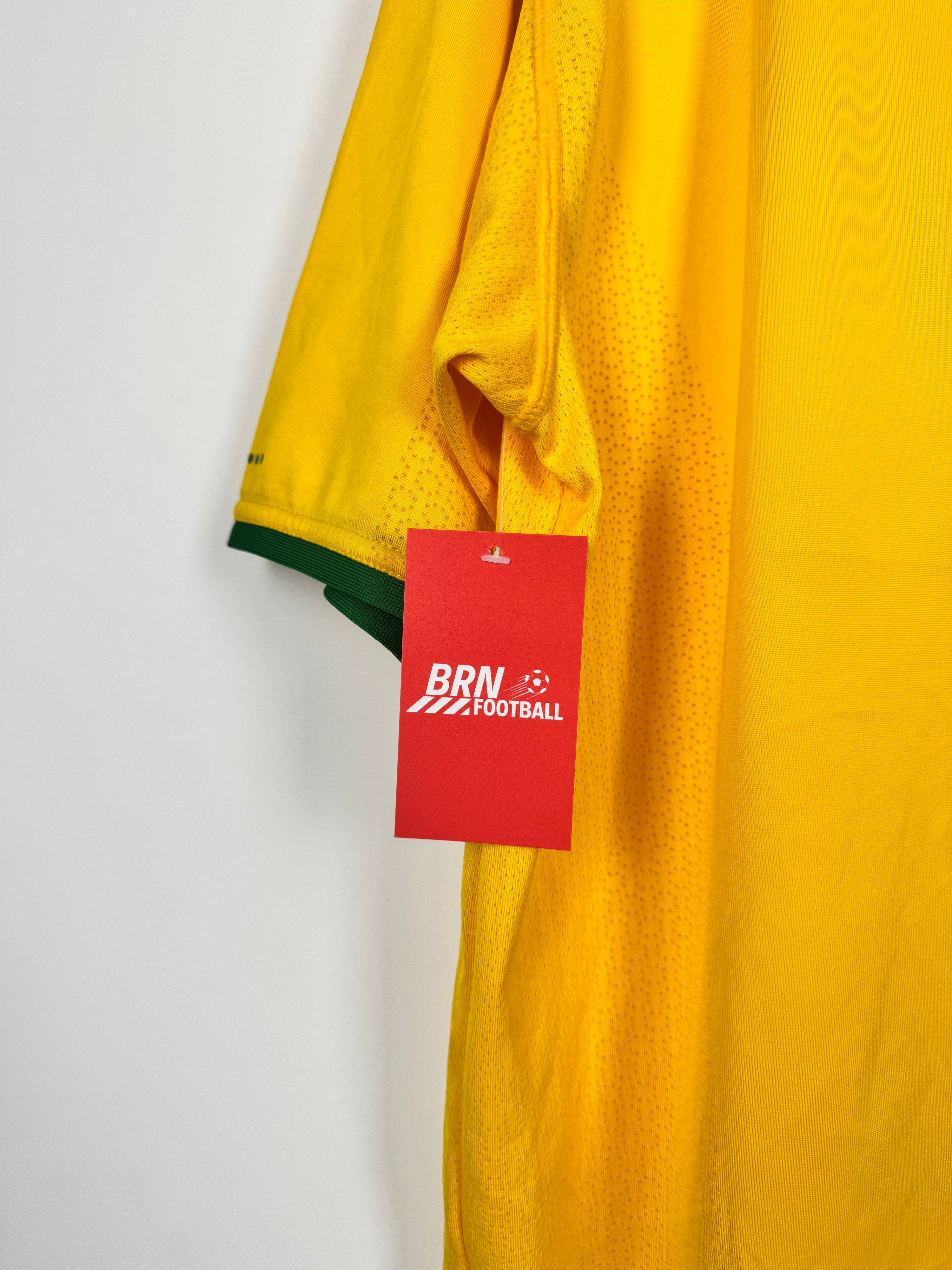 BRAZIL 2000 HOME FOOTBALL SHIRT - RONALDO #9 (XL)