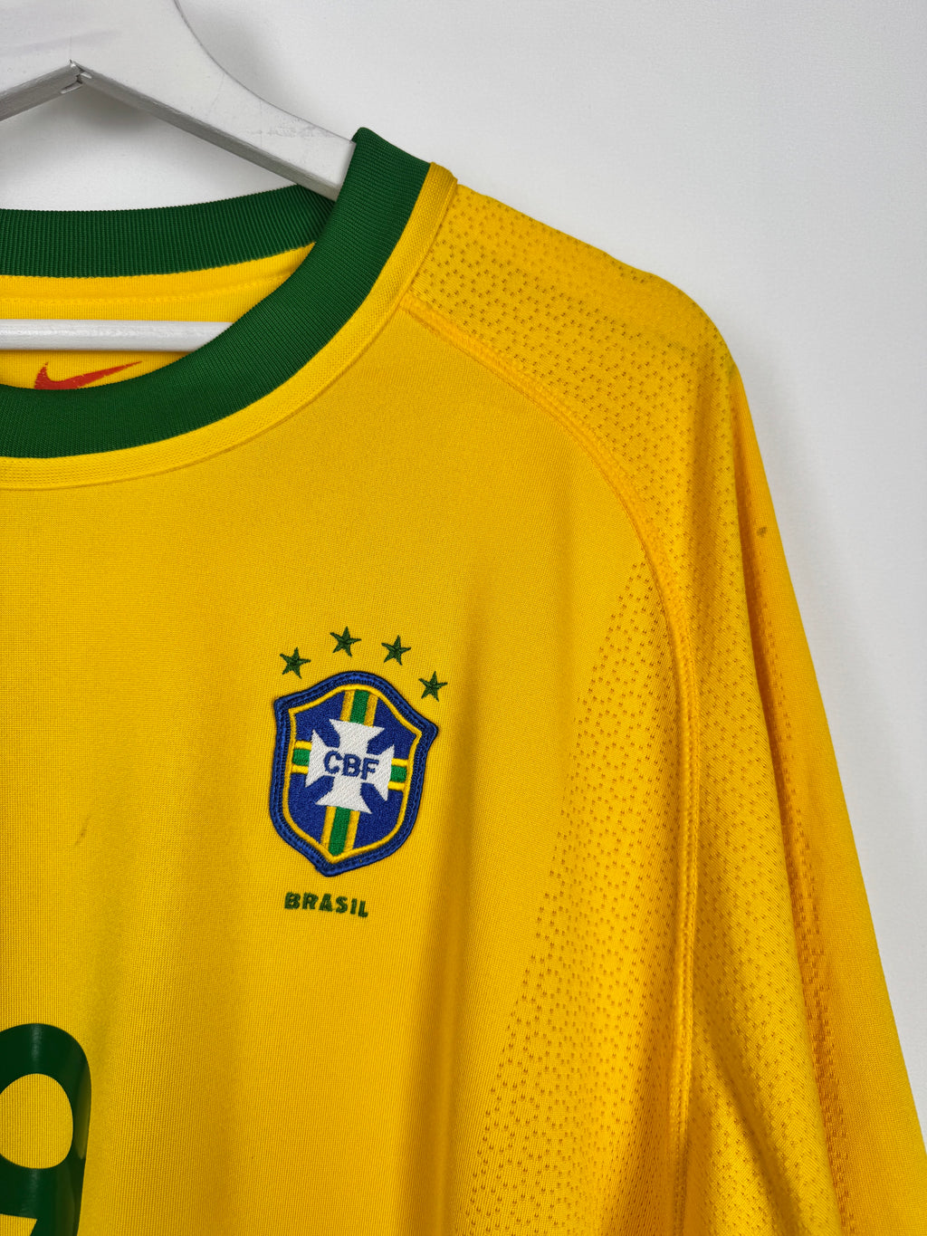 BRAZIL 2000 HOME FOOTBALL SHIRT - RONALDO #9 (XL)
