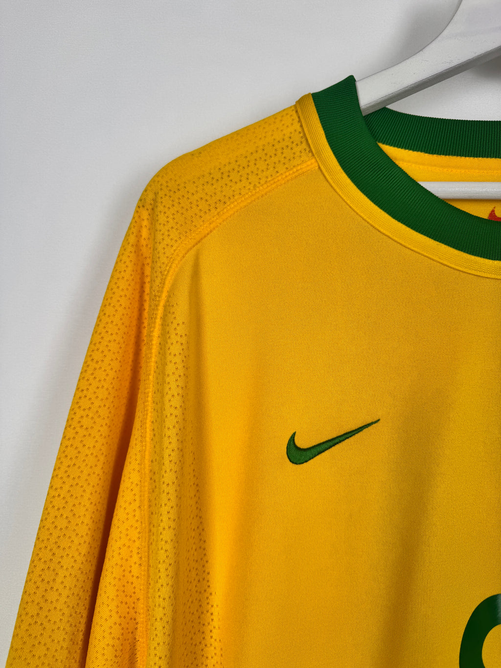 BRAZIL 2000 HOME FOOTBALL SHIRT - RONALDO #9 (XL)