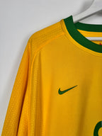 BRAZIL 2000 HOME FOOTBALL SHIRT - RONALDO #9 (XL)
