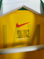 BRAZIL 2000 HOME FOOTBALL SHIRT - RONALDO #9 (XL)