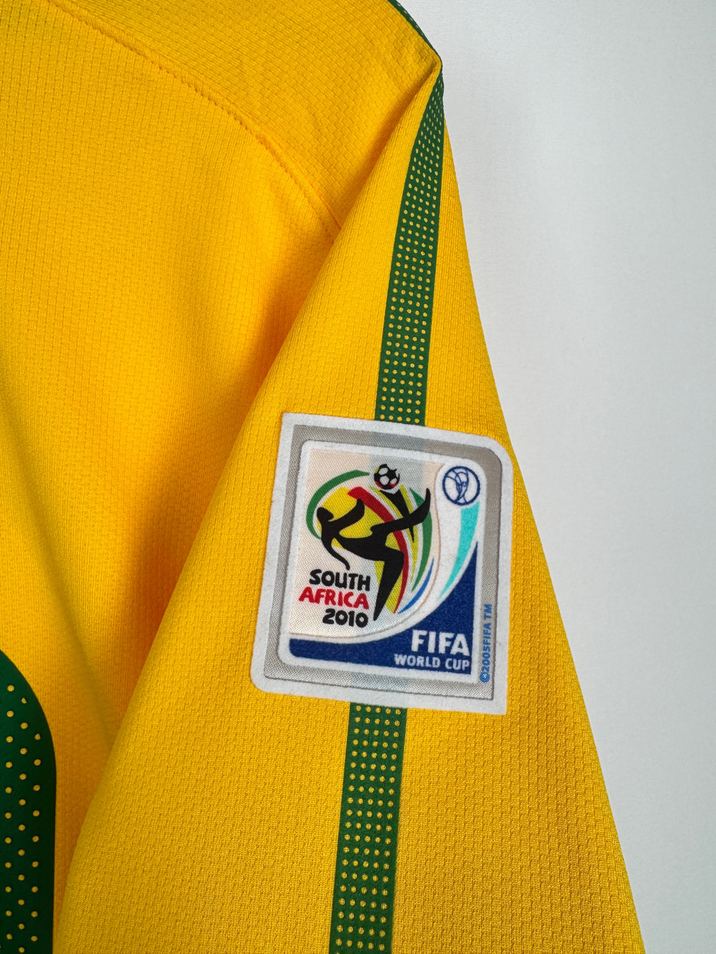 MAILLOT DE FOOTBALL BRÉSIL 2010 DOMICILE - KAKA #10 (S)