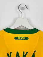 BRAZIL 2010 HOME FOOTBALL SHIRT - KAKA #10 (S)