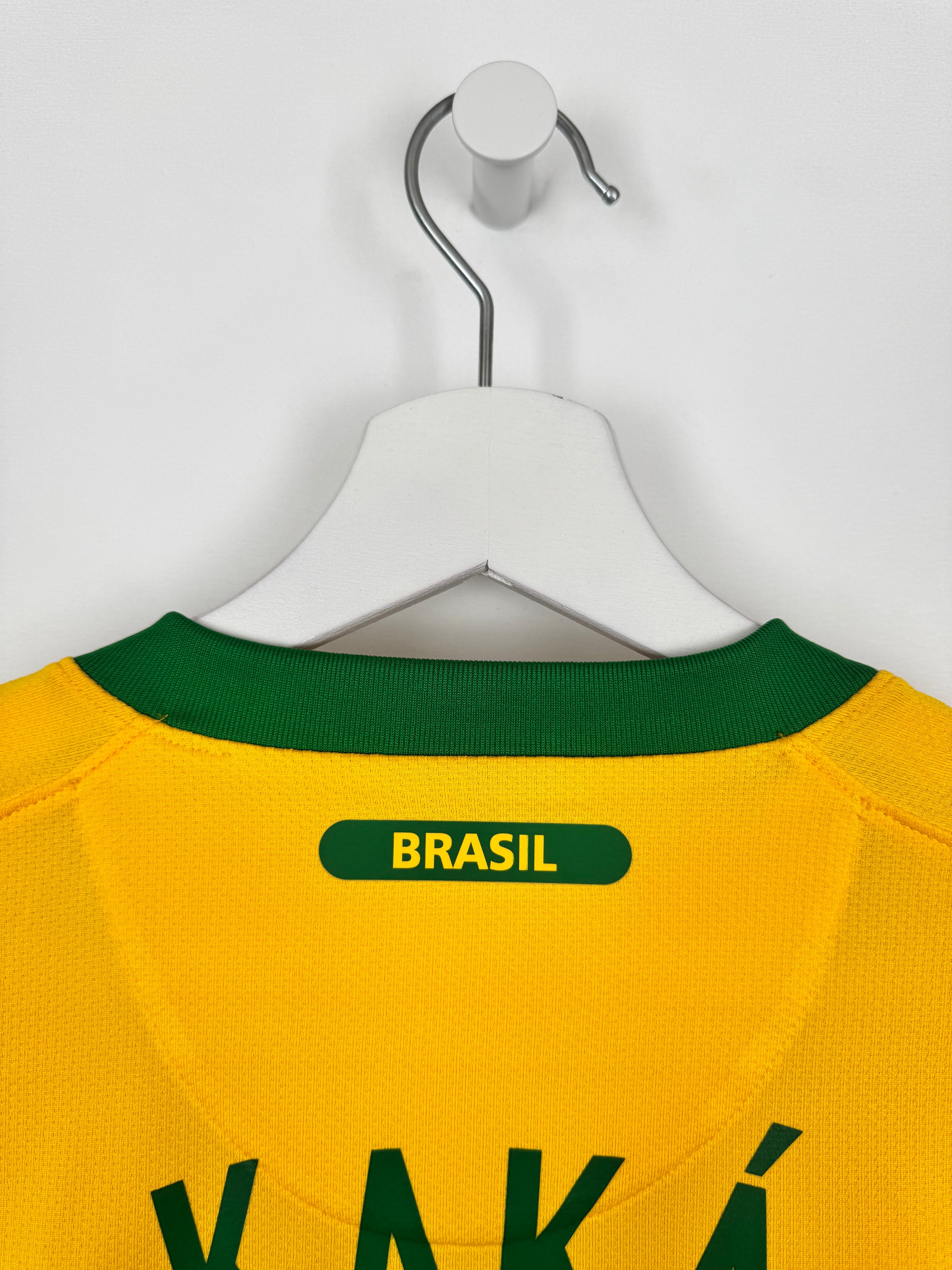 BRAZIL 2010 HOME FOOTBALL SHIRT - KAKA #10 (S)