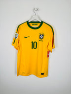BRAZIL 2010 HOME FOOTBALL SHIRT - KAKA #10 (S)