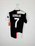 JUVENTUS 2019/2020 HOME FOOTBALL SHIRT - RONALDO #7 (XS)
